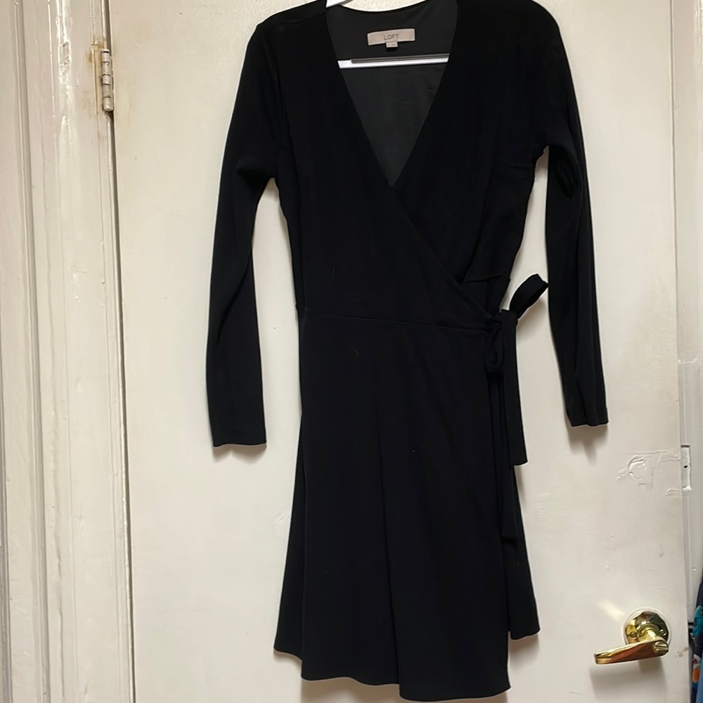 Loft true wrap dress